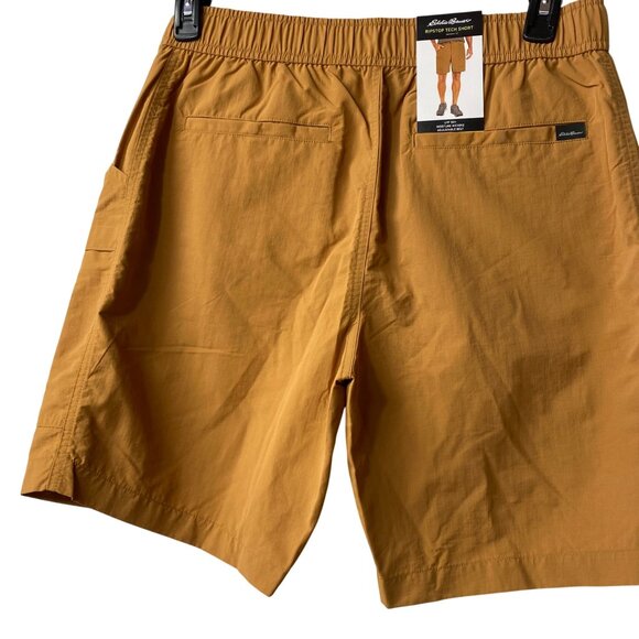 Eddie Bauer Mens Ripstop Tech Shorts Medium Elastic Waist Nylon Lg NWT - Picture 5 of 9